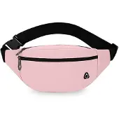 SKALO Unisex crossbody-laukku puhelimelle Oxford-kankaasta - Pinkki