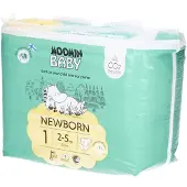 Muumi Moomin Baby Newborn koko 1, 2-5 kg 25 kpl teippivaippa