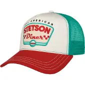 Stetson Trucker Cap All American Diner White/Red/Turquoise One Size