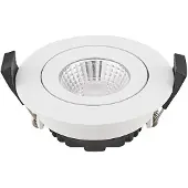 Sigor Projektivalaisin upotettava 68 Diled 6W 380lm 3000K valkoinen 36° dim