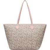 Valentino Logo - Ostoskassi harmaa,pinkki