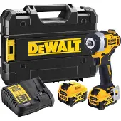 DeWalt Iskumutterinväännin DCF903P2-QW; 12 V; 2x5,0 Ah akku