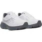 Saucony Guide 19 Running Shoes White Grey SS26, Size 46 - EUR