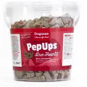 Dogman PepUps Duo Hearts 3-makuiset koiranherkut 500g