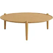 Design House Stockholm Aria soffbord Tamm, Ø90x30 cm