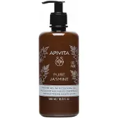 Apivita Pure Jasmine Shower Gel kosteuttava suihkugeeli sisältää eteerisiä öljyjä 500 ml