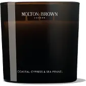 Molton Brown Luxury Scented Candle Triple Wick, Coastal Cypress & Sea Fennel
