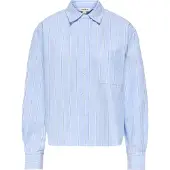 ONLY Onlelowen Ls Stripe Shirt Wvn Ex - White - S