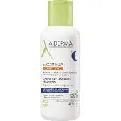 A-Derma Exomega Control Repairing Emollient Night Cream elvyttävä yövoide raapimista vastaan 400 ml