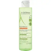 A-Derma Exomega Control 2 in 1 Emollient Cleansing Gel suihkugeeli kuivalle ja atooppiselle iholle 200 ml