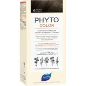 Phyto Pysyvä Väri - - 6 Tummanvaalea - Ilman Ammoniakkia - Kermamainen - Kaikille Hiustyypeille