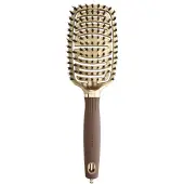Olivia Garden NanoThermic Ceramic + Ion Flex Collection hiusharja nailon- ja villisianharjakset 1 kpl
