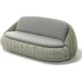 Dedon ATOLO 2-istuttava sohva C3E forest light 0220 spring mist 0221