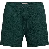 Only & Sons Onsted Life Solid Seersucker Swim Noos - Green - M