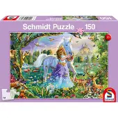 Schmidt Princess Unicorn and Castle 150p palapeli