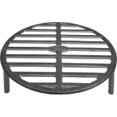 Esschert Design FF233, Grilli, Polttopuut, Ritilä, Musta, Pyöreä, valurauta