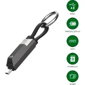 4smarts – USB4 Cable Enterprise Storage 240W 6cm, graphit (548240)