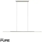 Pure Led riippuvalaisin Surface, himmennettävä, Alumiini/harmaa/sinkki, Olohuone/ruokailutila, Alumiini, Moderni