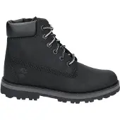 Timberland unisex for kids. TB0A27A20011 Leather lace-up boots Courma black (31), Flat, Laces, Casual, children's fashion