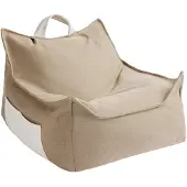 WigiWama Pomegranate Outdoor Beanbag Chair - Beige - 80X 70X 50CM