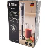 Braun MultiQuick 5 MQ 50001 M 1000 W 0,6 l -sauvasekoitin, harmaa/valkoinen