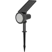 Eglo - SAMBUCO Solar Spot Spike RGBW - Black