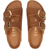Birkenstock Arizona Big Buckle Leoi Cognac Hex - Brown - 38