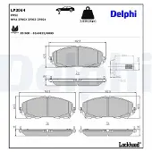 Delphi Jarrupalasarja, levyjarru LP3964