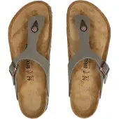 Birkenstock for man. 43391 Gizeh Birko-Flor Sandals (Regular Fit) grey (42), Flat, None, Casual