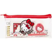 Hello Kitty Penaali + Kirjoitusvälinesetti, Vaaleanpunainen