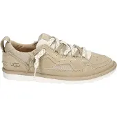 Ugg for woman. 1175301 Minimel beige leather trainers (37), Flat, Suede, Laces, Casual
