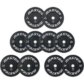 Master Fitness Bumper Set 120 kg SkiTeam