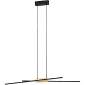 Eglo Led riippuvalaisin Panagria, himmennettävä, Musta, Olohuone/ruokailutila, Alumiini, Moderni