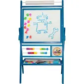 3toysm Rotary board with 2-row abacus blue