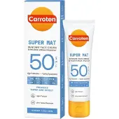 Carroten Face Super Mat Spf 50-kasvovoide 50 Ml
