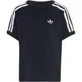 Adidas 3 Stripes Tee - Black - 116