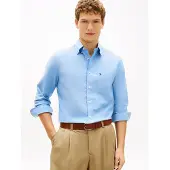 Tommy Hilfiger Light Oxford Solid Sf Shirt - Blue - XXL