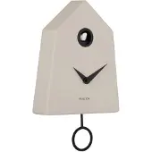 Karlsson seinäkello Grafico Cuckoo warm grey KA6122WG