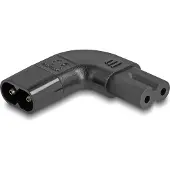 DeLOCK – Power Adapter IEC 60320 - C8 to C7, male / female, 2.5 A, 90° left / right angled (80475)