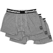 Horsefeathers Dynasty 3Pk Bokserit heather gray Koko L