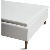 Juna Percale Kuvertlagen 90X200 Cm Hvid - White - 90X200CM