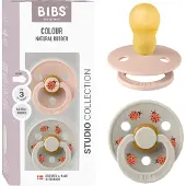 BIBS Studio Colour Ladybug Tutti 2-pack Lateksi Koko 3, Blush
