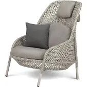 Dedon , AHNDA wingchair ACC lipari 0304 white quartz 0106