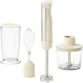 Guzzini Sous chef sauvasekoitin Cream, 4 osaa