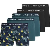 Jack & Jones Bokserishortsit 'JACJAKE' marine / laivastonsininen / keltainen / musta