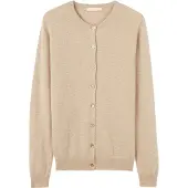 GOBI Cashmere Neuletakki 'Essential' vaaleabeige