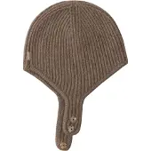 GOBI Cashmere Pipo 'Knitted Aviator Cap' taupe