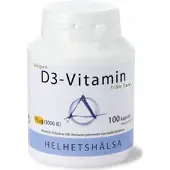 Helhetshälsa D3-vitamin Vegan 75 mcg 3000IE 100 kapselia