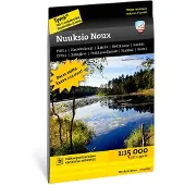 Nuuksio Noux Tyvek suomen retkeilykartta