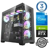 INTOP Tietokone i5-14400F 32GB DDR5 1TB SSD M.2 NVME RTX5060Ti 16GB no-OS